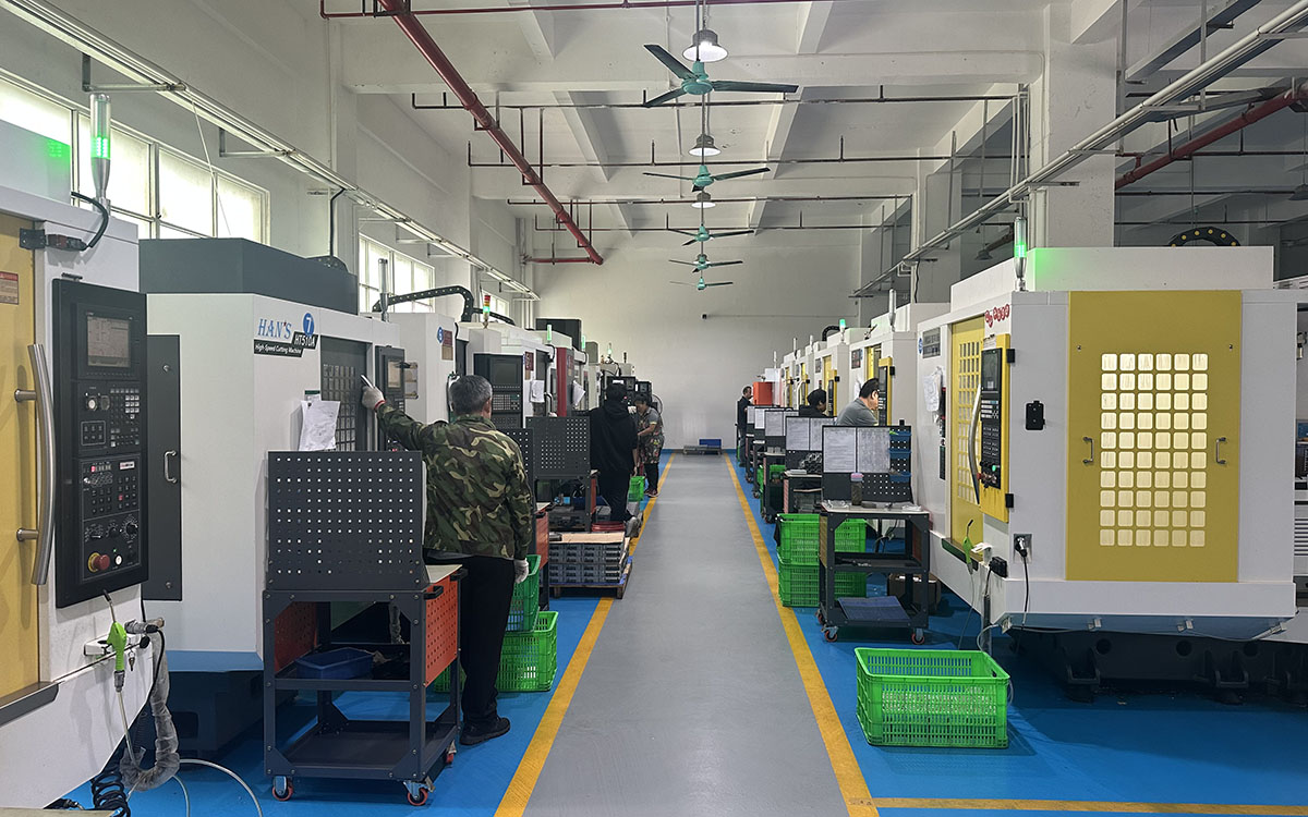 CNC machining factory in China