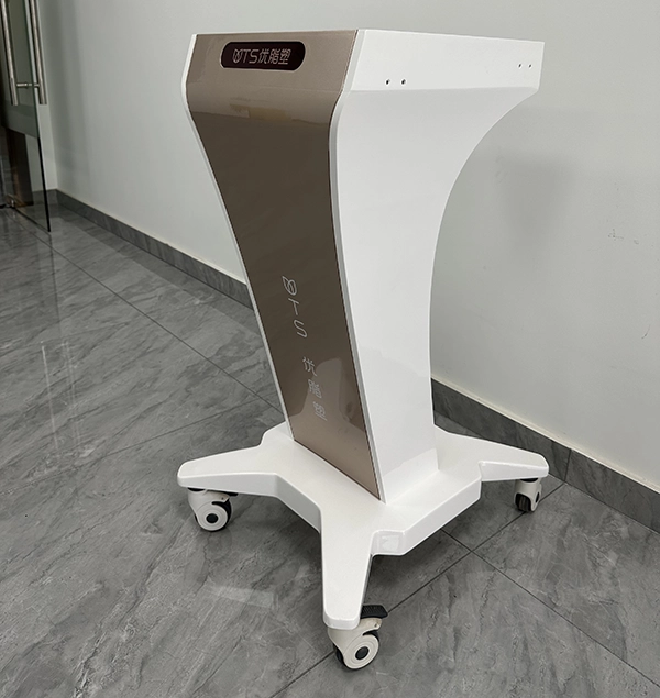 Medical Aesthetic Device Cart Enclosure aluminum front panel CNC machining