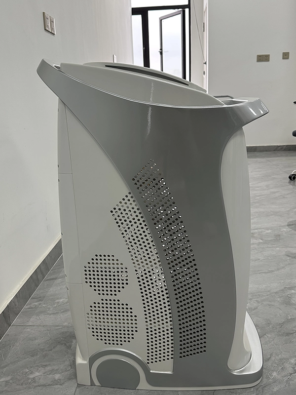 Five-axis CNC machining for dense heat dissipation holes on medical chassis enclosure