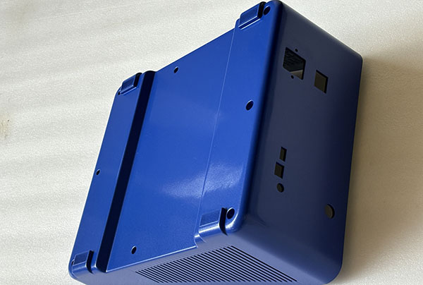 Flawless matte surface finish achieved on medical equipment plastic parts.